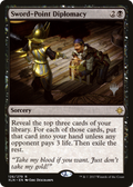 Sword-Point Diplomacy (PPM20-126P) - Ixalan Promos