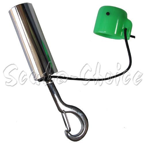 Scuba Choice Scuba Diving Safety Tank Rattle Stick Signal Bell with Clip