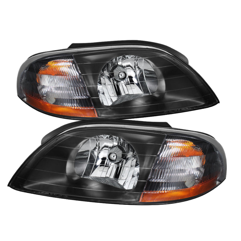 SPYDER Xtune Ford Windstar 99-03 Crystal Headlights Black HD-JH-FWIN99-AM-BK 9025440