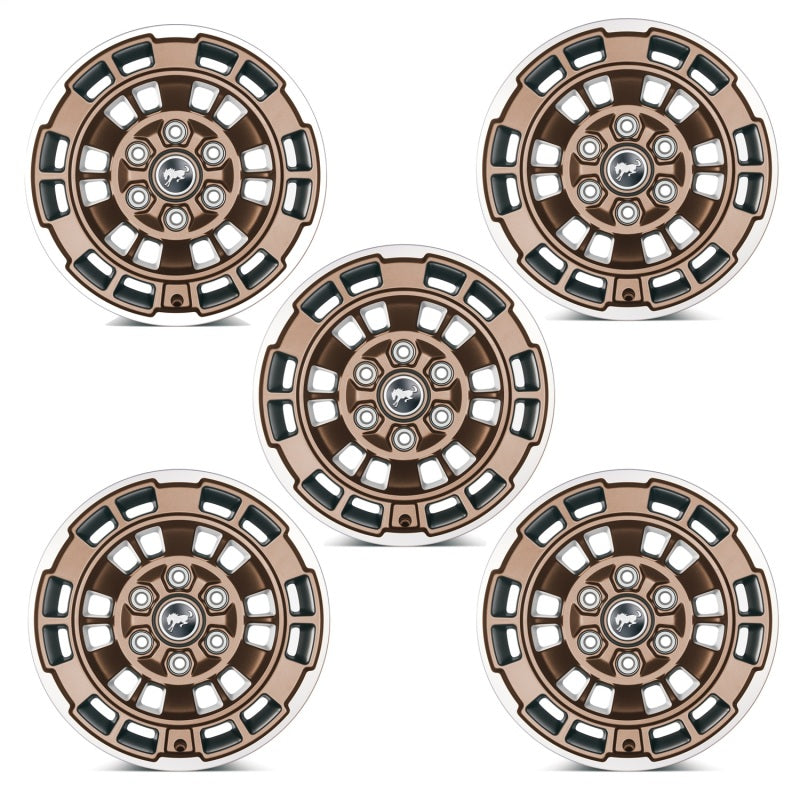 Ford Racing 21-23 Bronco 17x8.5 Wheel Kit - Sinister Bronze M-1007K-P1785BRN