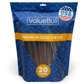 ValueBull USA Beef Collagen Sticks, 12 Inch Super Jumbo Chews, 25 Count