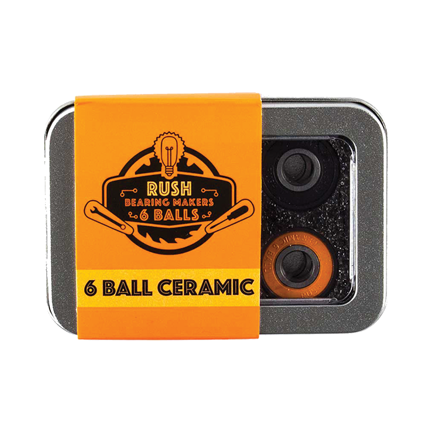 Rush 6-Ball Ceramic Bearings (Set of 8)