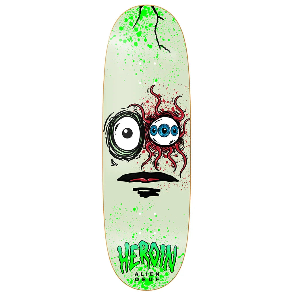 Heroin Space Egg 3 Skateboard Deck - 10"