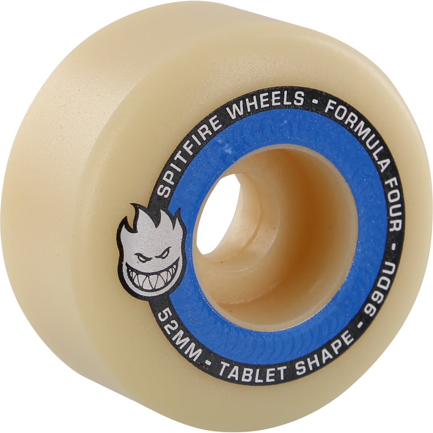 Spitfire Wheels F4 Tablets 52mm 99a - Natural/Blue (Set of 4)