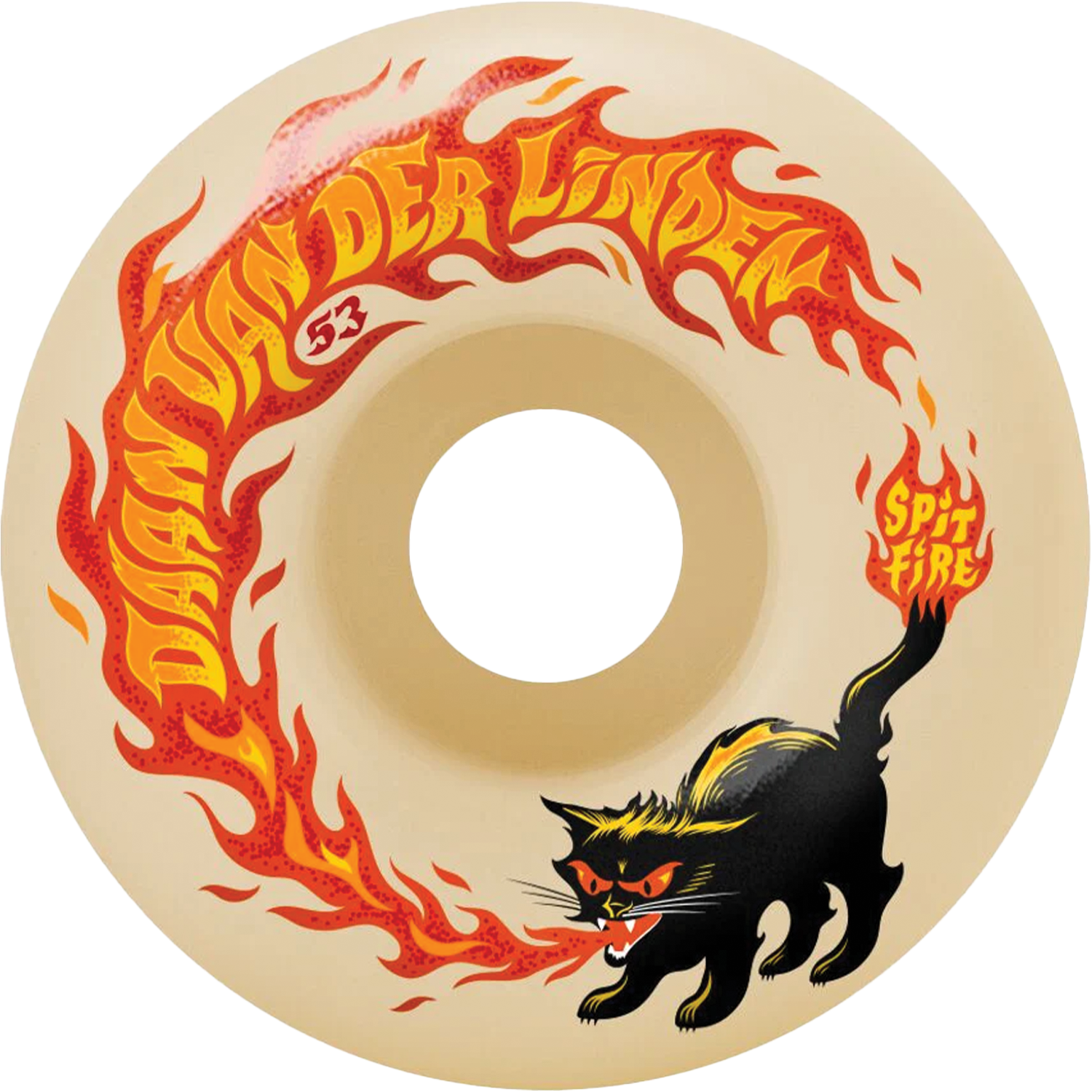 Spitfire Wheels Wester F4 Pyrocat 53mm 99a - Natural (Set of 4)