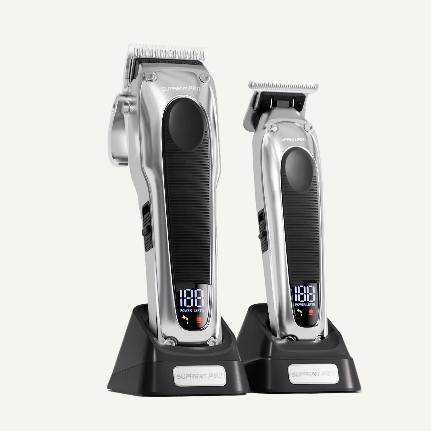 The Black Obsidian Professional Clipper and Trimmer Set - HC776SX