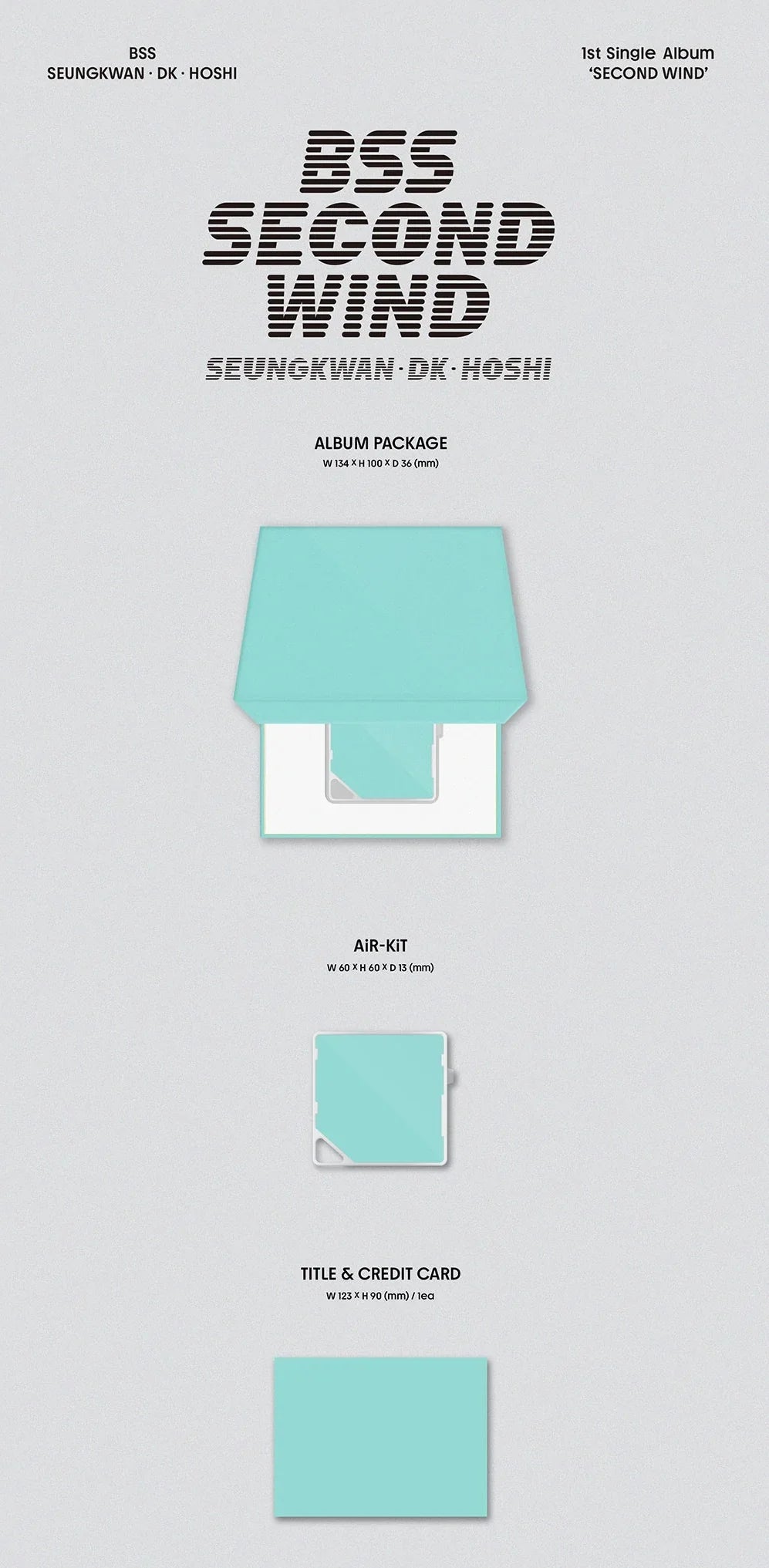 Seventeen Bss 1st Single Album - Second Wind