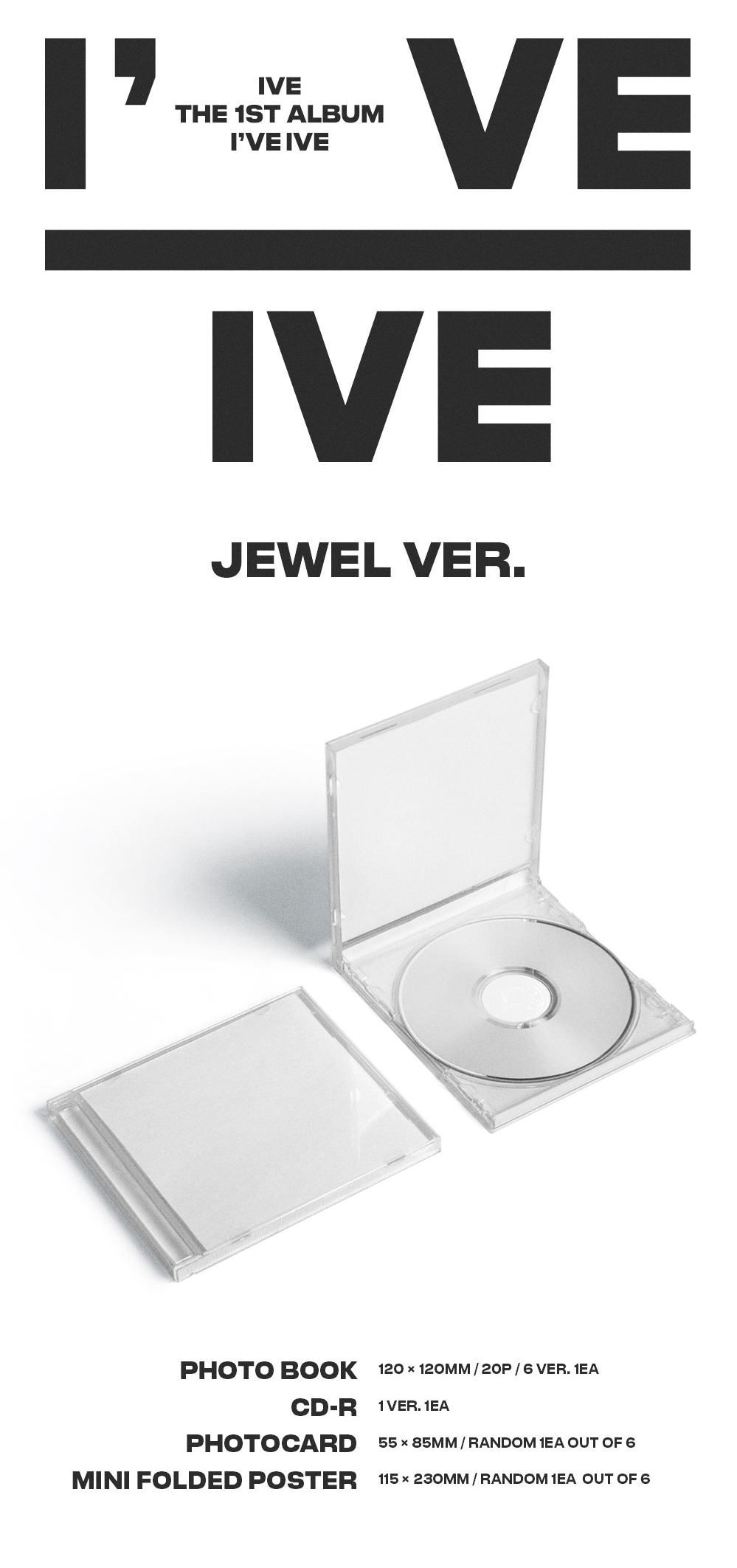 IVE - 1st Full Album - I'Ve IVE (Jewel Version)
