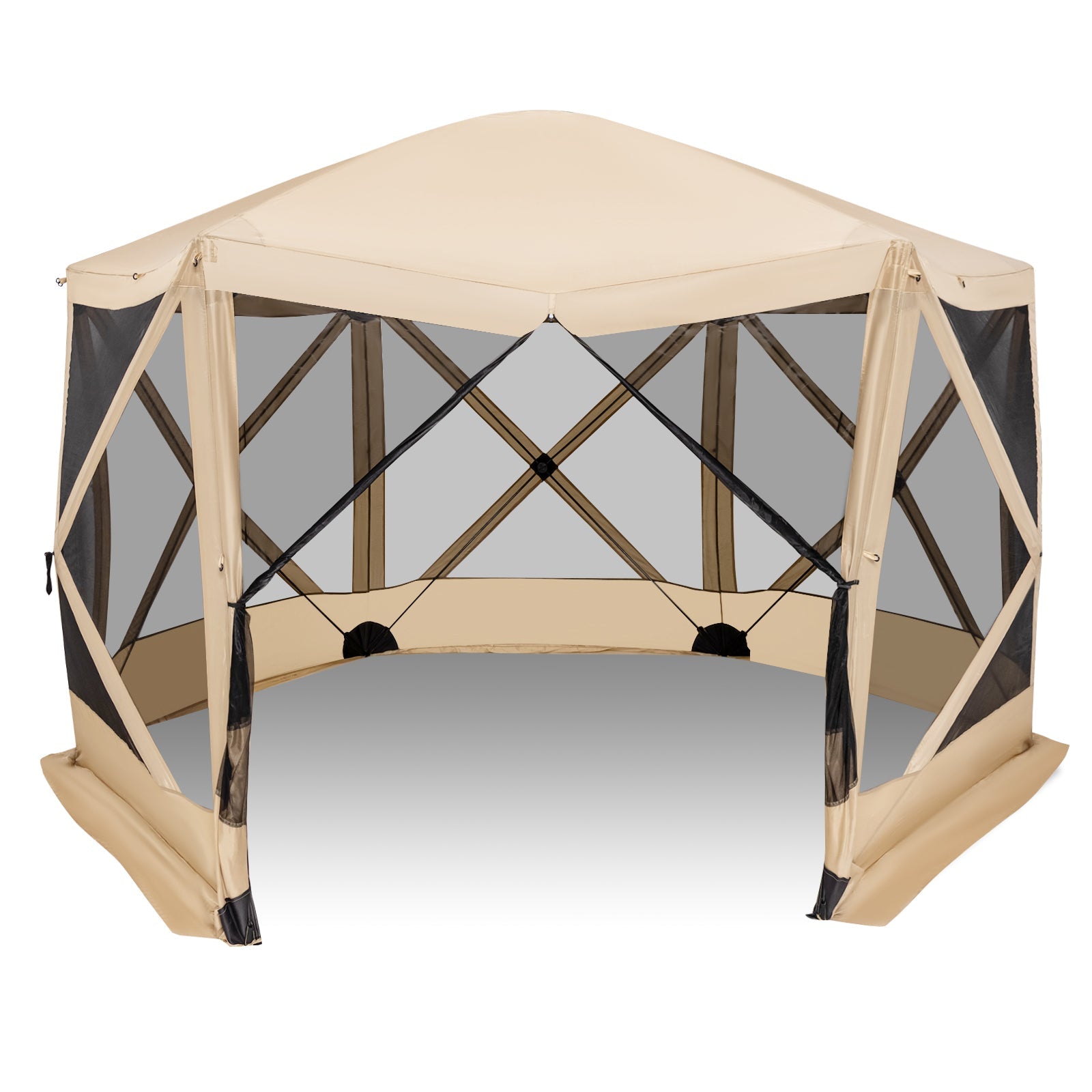 11.5 X 11.5 FT Pop-up Screen House Tent with Portable Carrying Bag
