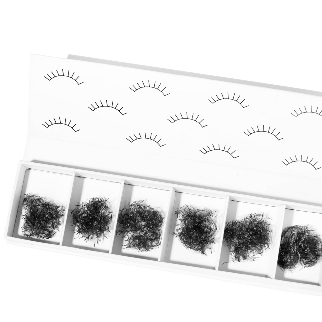 8D, .05, Handmade Loose Fans (1500/6 Length Mix)