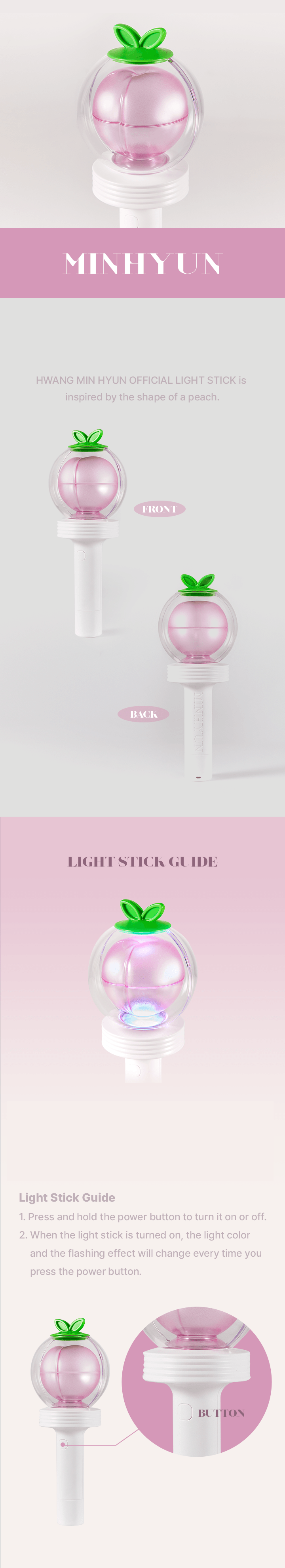 Hwang Min Hyun Official Light Stick