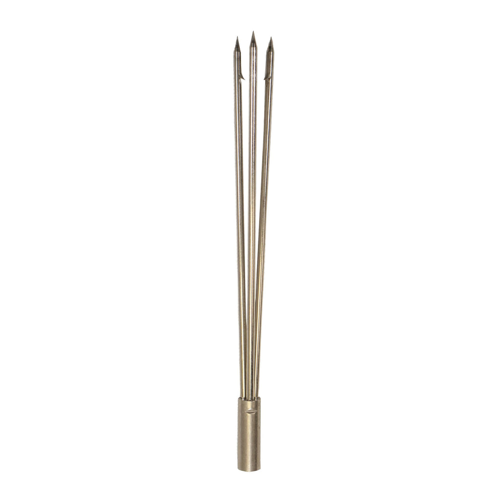 Spearfishing 12" Stainless Steel Pole Spear Tip 3 Prong Head Paralyzer