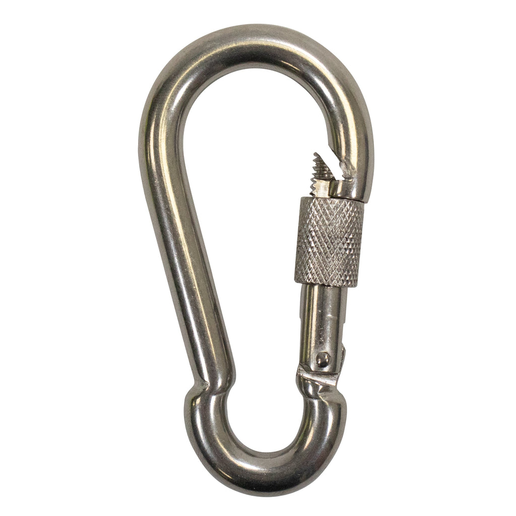Boat Marine Snap Hook Carabiner with Screw Lock for Marine and Boating Use