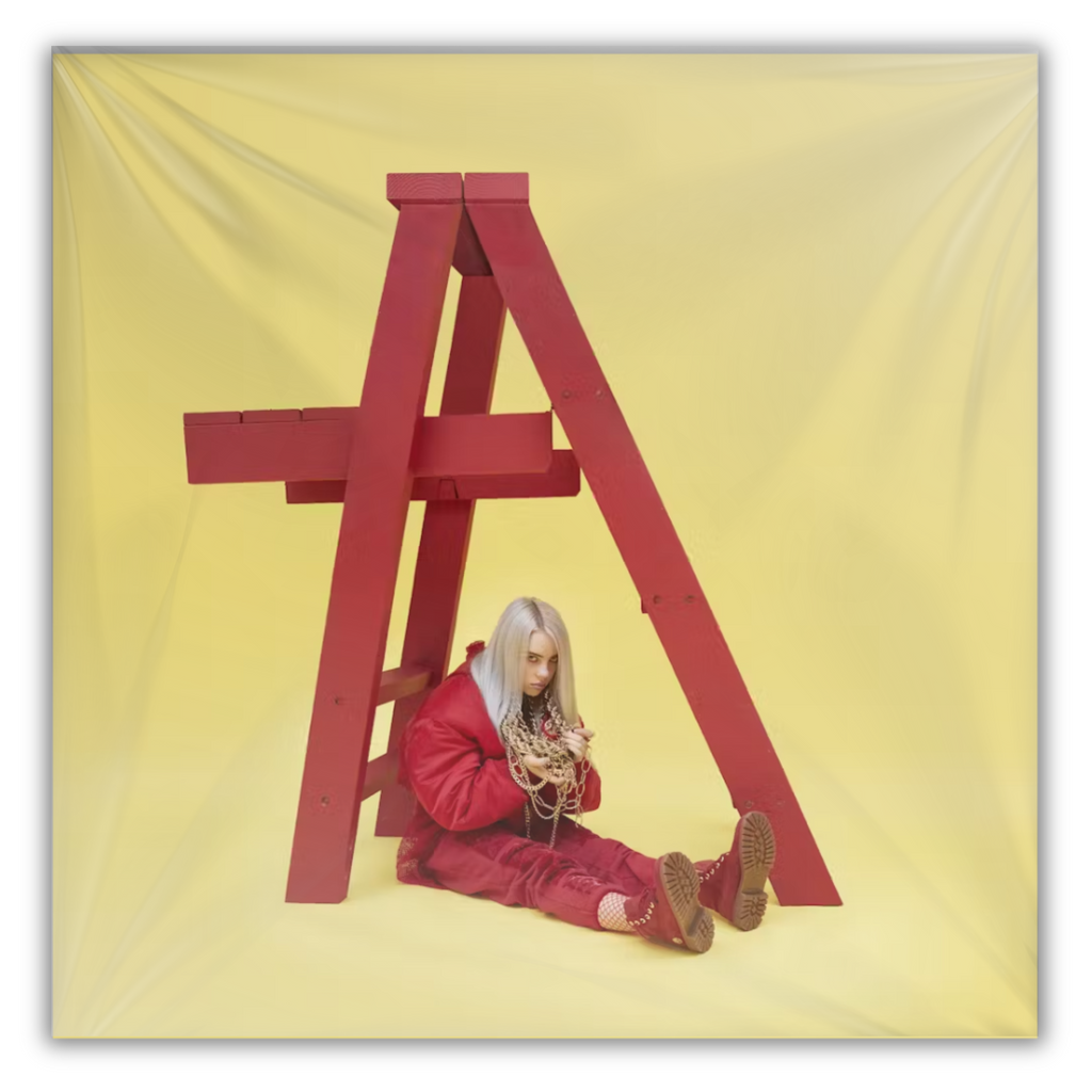 Billie Eilish - Happier Than Ever (X) (2LP) & Billie Eilish - Dont Smile At Me (Black LP Vinyl) & When We All Fall Asleep, Where Do We Go? (Pale Yellow LP Vinyl)