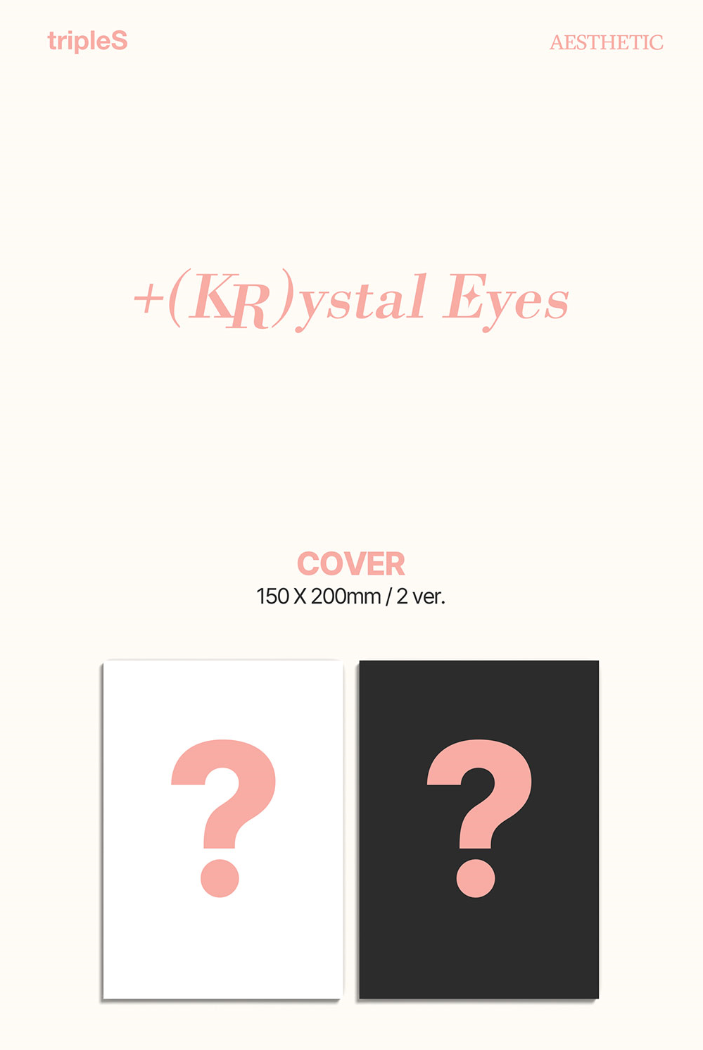 Triples Mini Album - Krystal Eyes Aesthetic