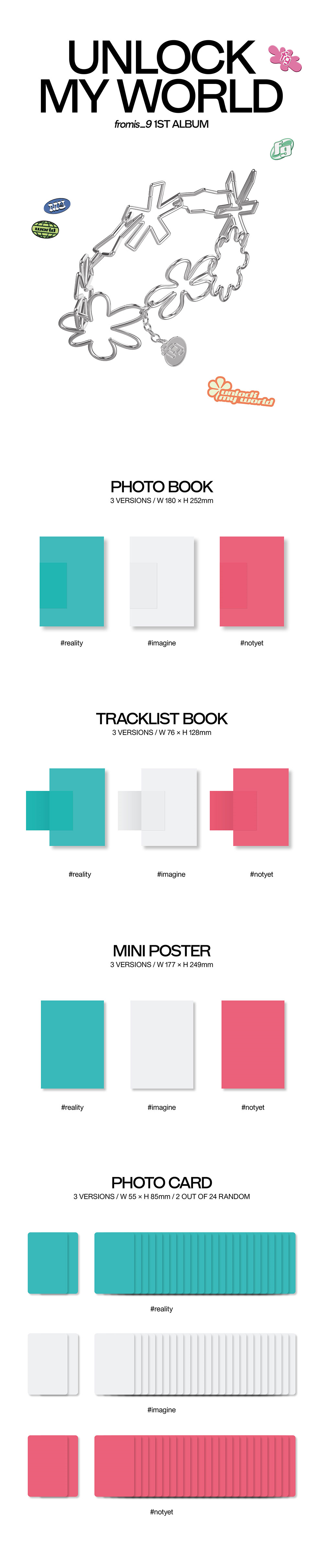 Fromis_9 1st Album - Unlock My World