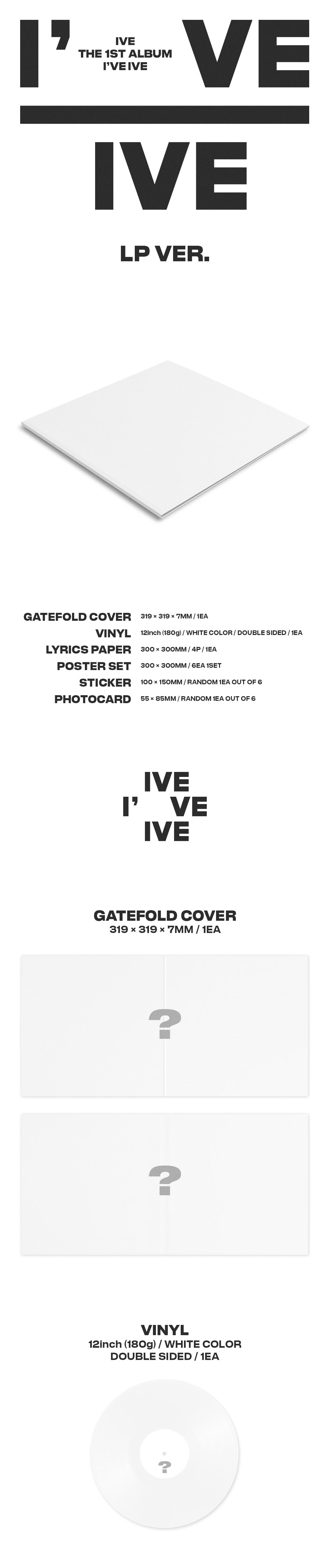IVE 1st Full Album - I'Ve IVE (Vinyl Lp)