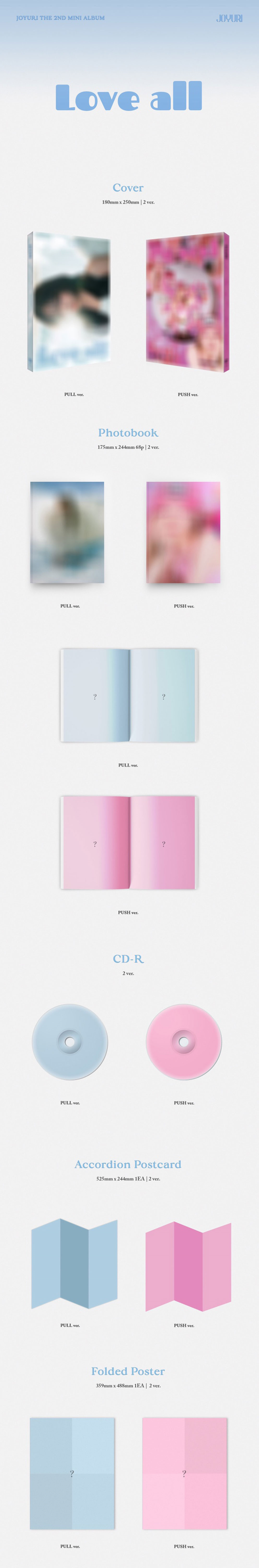 Jo Yuri 2nd Mini Album - Love All