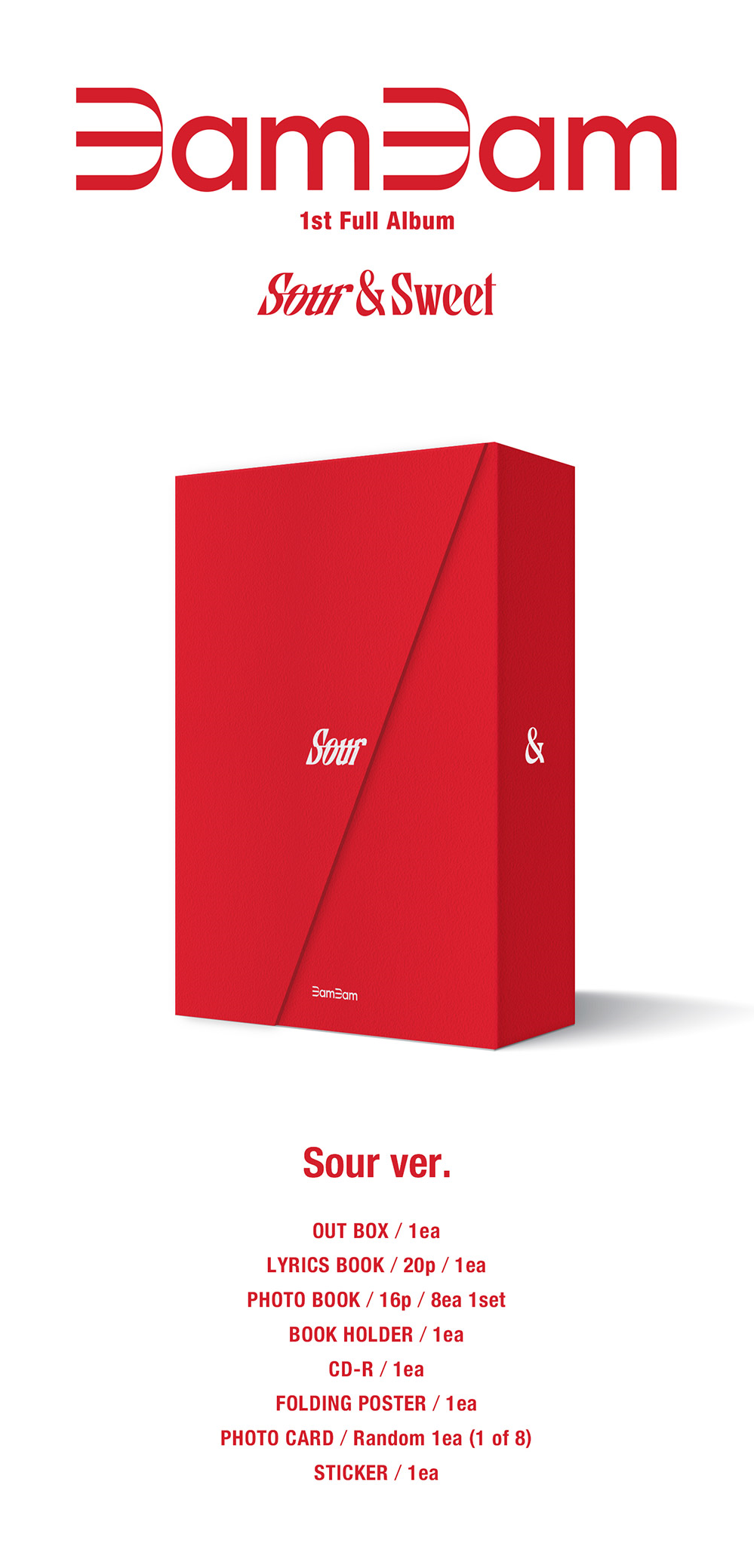 Bambam 1st Full Album - Sour & Sweet