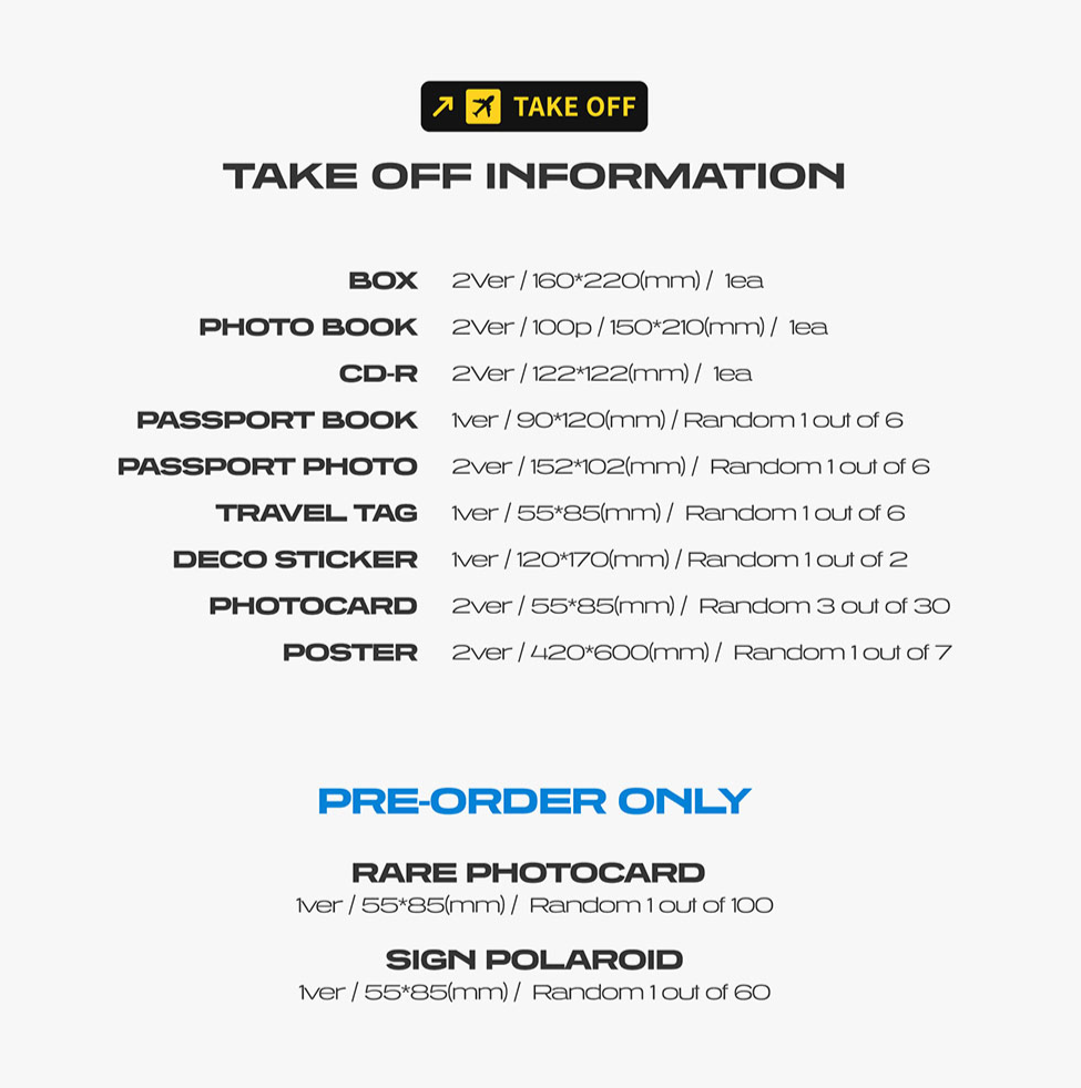 iKON 3rd Full Album - Take Off