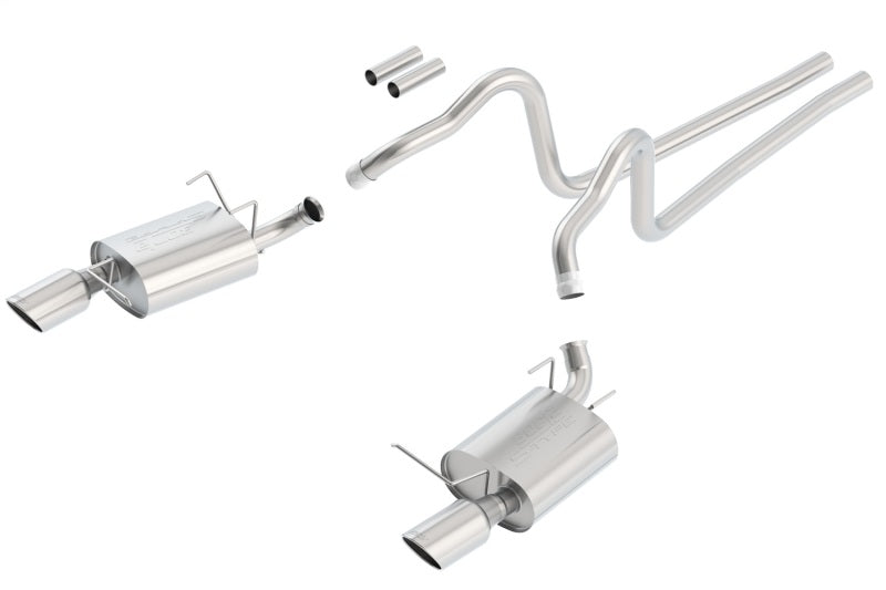 Borla 2011 Ford Mustang 3.7L 6cyl 6spd RWD SS S-Type Catback Exhaust 140375