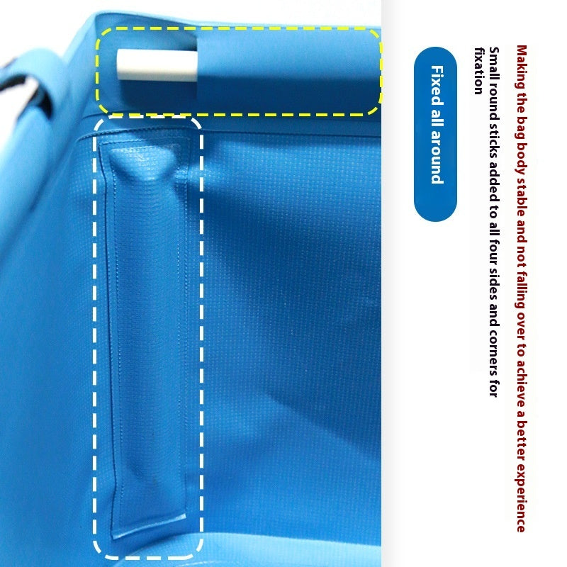 Square Fishing Bucket Folding Outdoor Waterproof