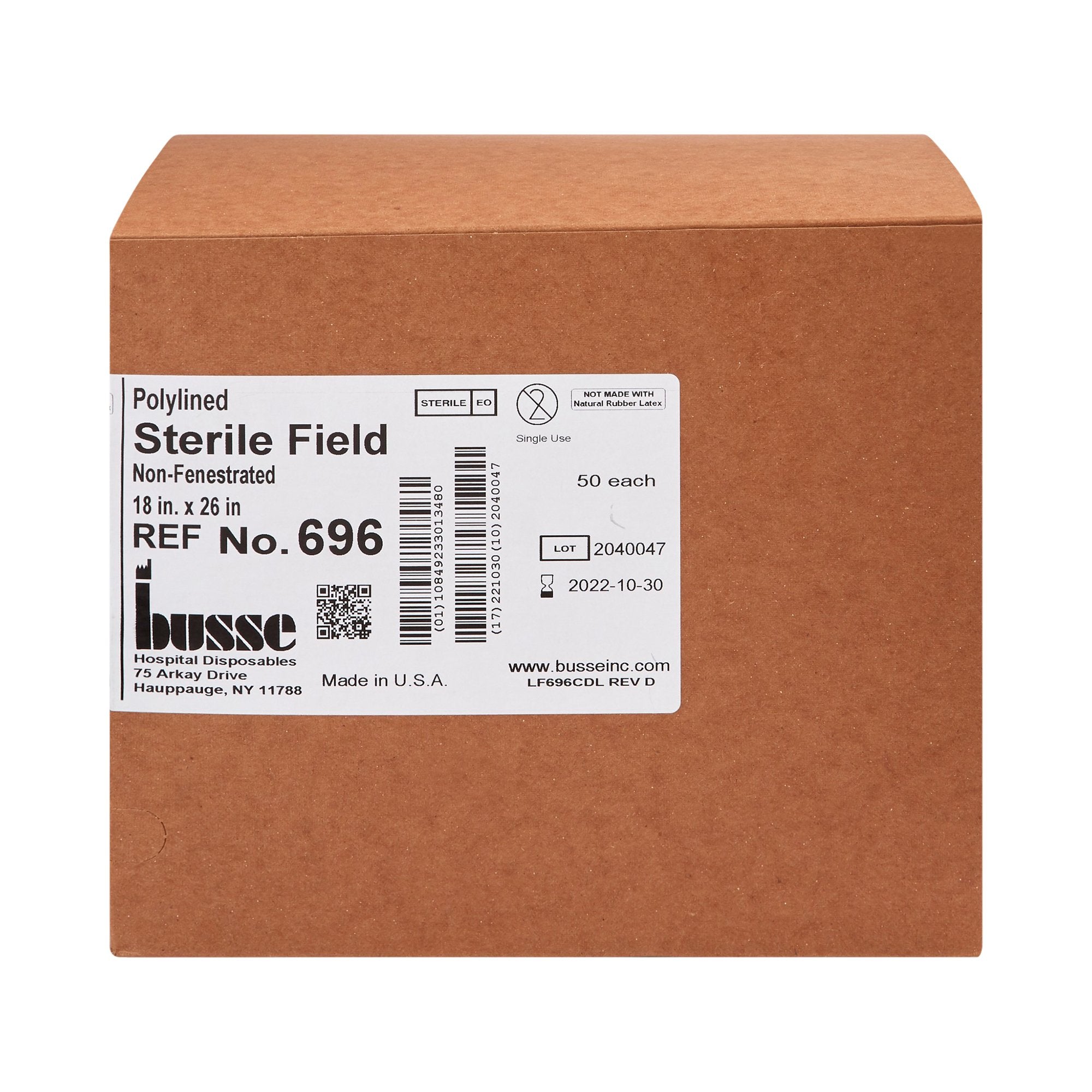 Busse Hospital Sterile Field General Purpose Drape, 18 x 26 Inch 696