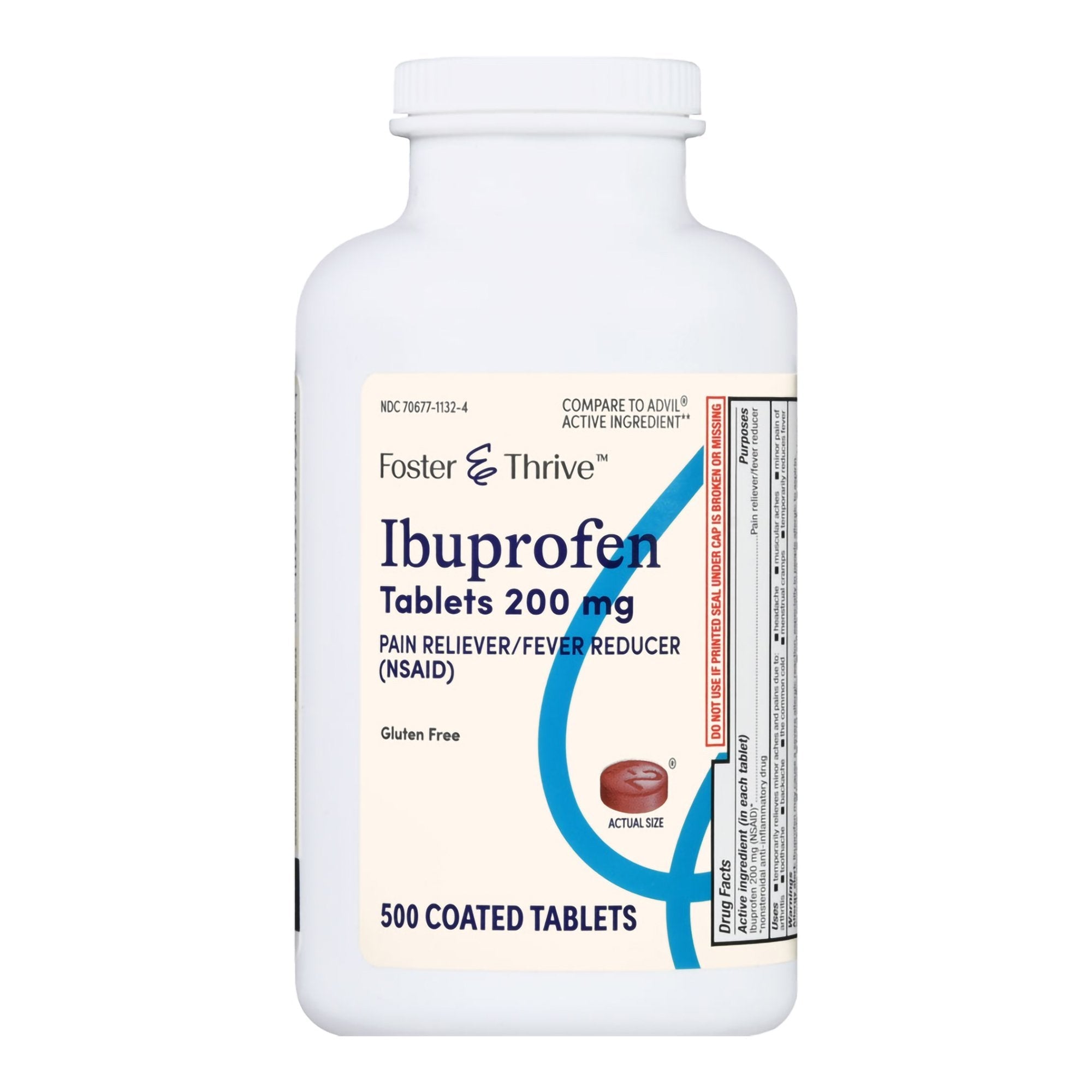 Foster & Thrive™ Ibuprofen 200 mg Coated Tablets 70677113204