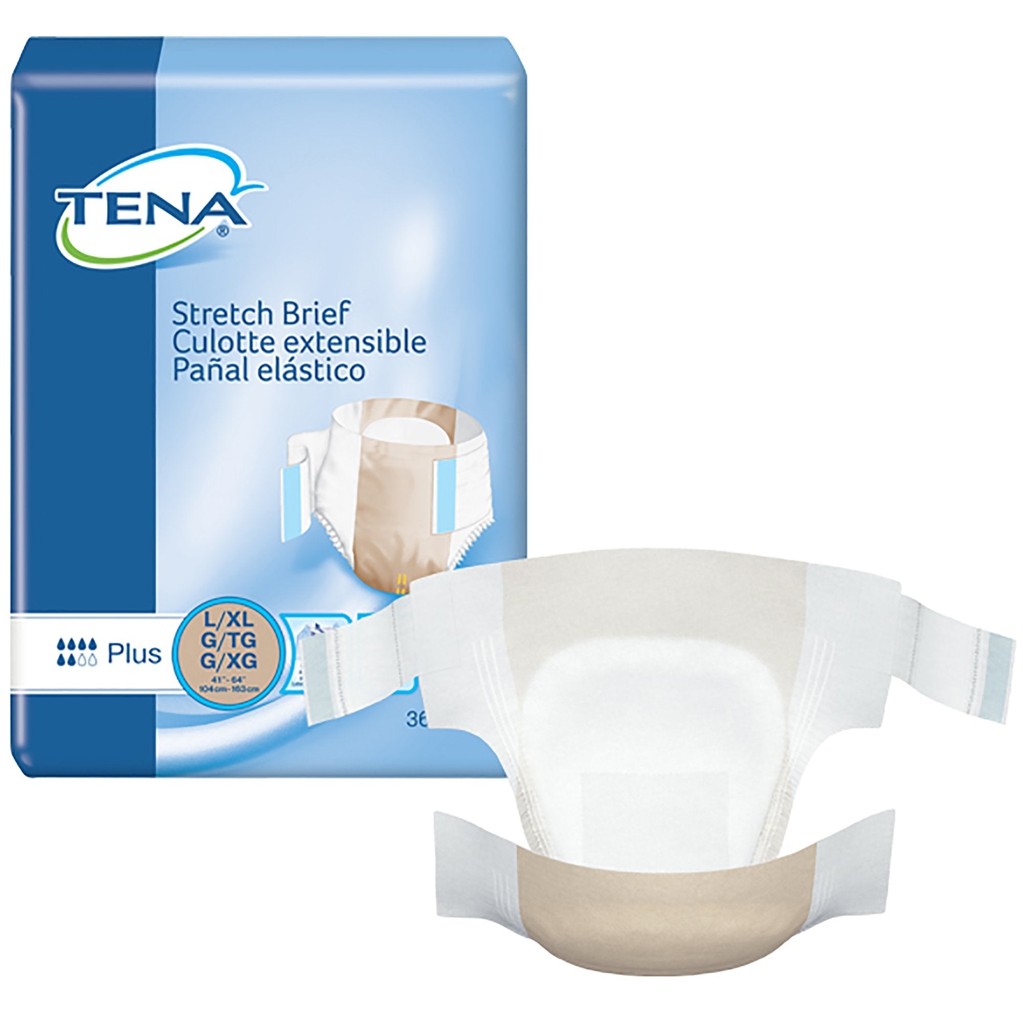 Tena® Stretch™ Plus Incontinence Brief, Large / Extra Large 67603