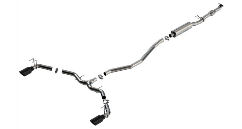 Borla 2023 Integra/22-23 Civic Si 1.5L 4 CYL. MT FWD 4DR 2.50in S-Type Catback Exhaust Black Chrome 140922BC