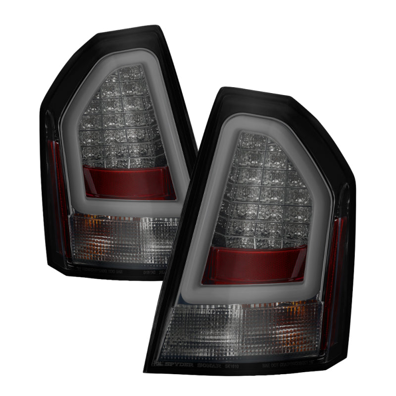 SPYDER Chrysler 300C 08-10 V2 Light Bar LED Tail Lights - Smoke ALT-YD-C308V2-LED-SM 5083401