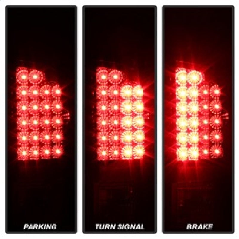 SPYDER Xtune Dodge Ram 02-06 1500 / Ram 2500/3500 03-06 LED Tail Light Red Clear ALT-JH-DR02-LED-RC 5072993