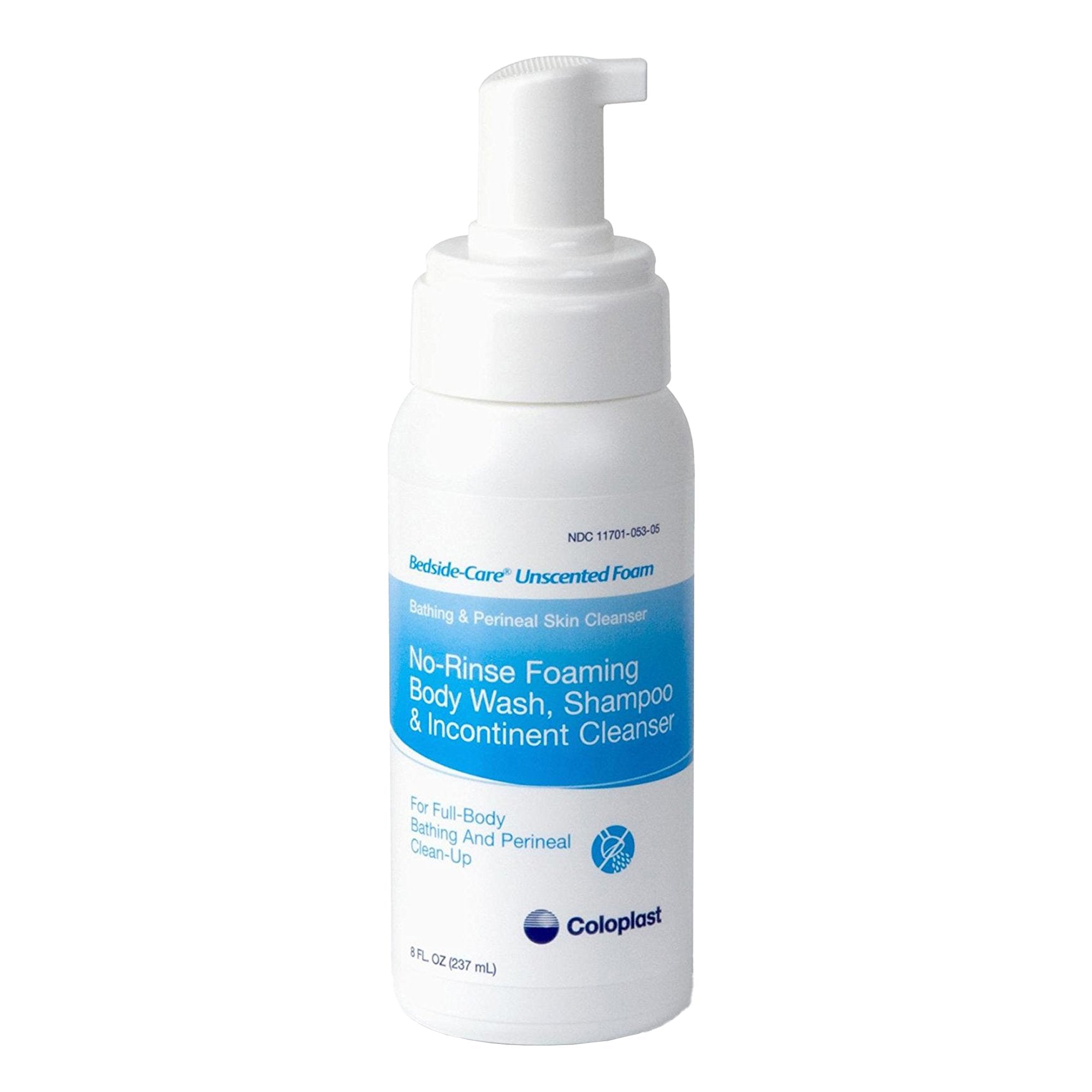 Bedside-Care® Foam Cleanser, Unscented, Shampoo and Body Wash, 8.1-ounce bottle COI67146