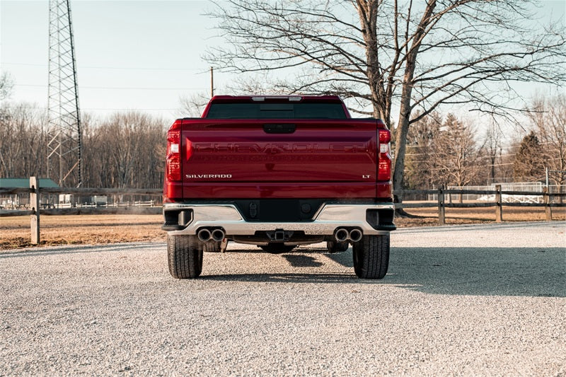 CORSA Performance Corsa 19-23 GMC Sierra 1500 Cat-Back Dual Rear Exit with Twin 4in Polished Pro-Series Tips 21201