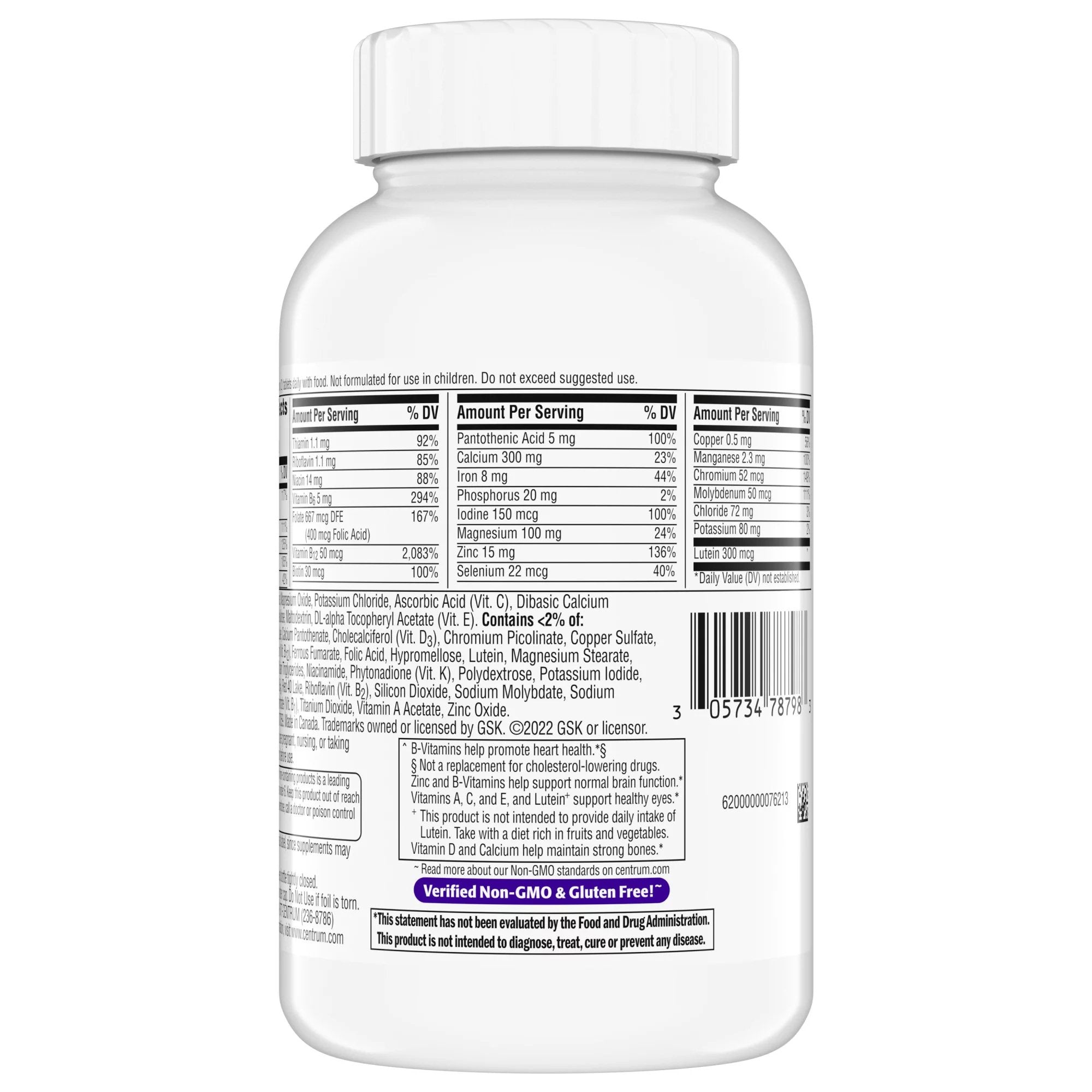 Centrum Minis Women 50+ Multivitamin/Multimineral Supplement Tablet 30573478199
