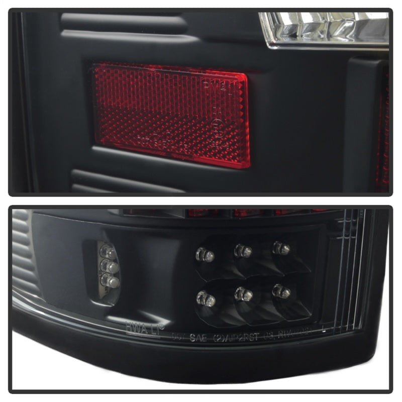 SPYDER Xtune Ford F150 Styleside 04-08 (Not Fit Heritage & SVT) LED Tail Lights Black ALT-ON-FF15004-LED-BK 5012890