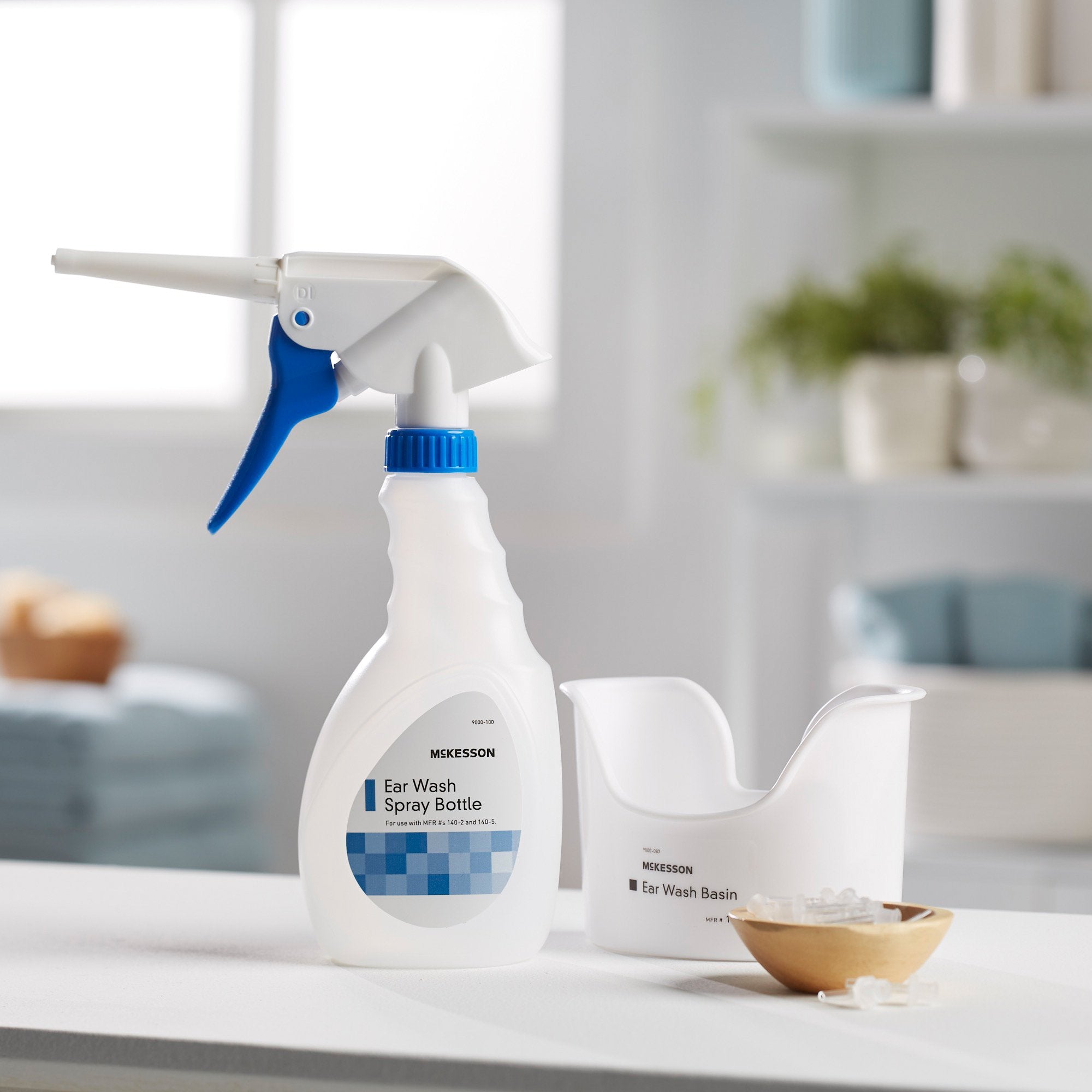 McKesson Ear Wash System Kit with Rigid Tube and 23 Ear Tips 140-4
