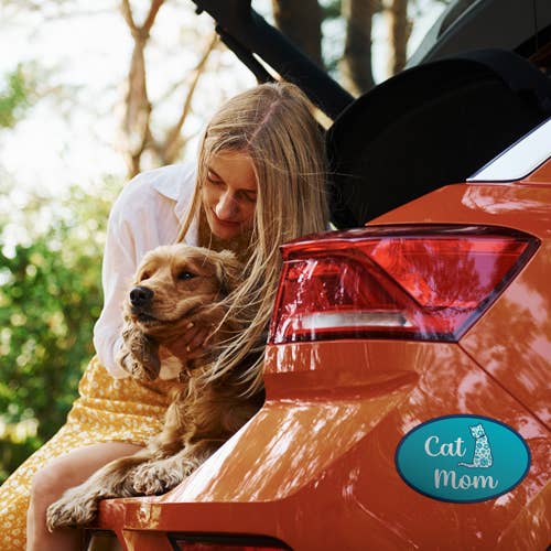🐱Oval Magnet - Cat Mom