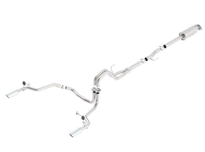 Borla 15-16 Ford F-150 3.5L EcoBoost Ext. Cab Std. Bed Catback Exhaust ATAK Single Split Rear Exit 140616
