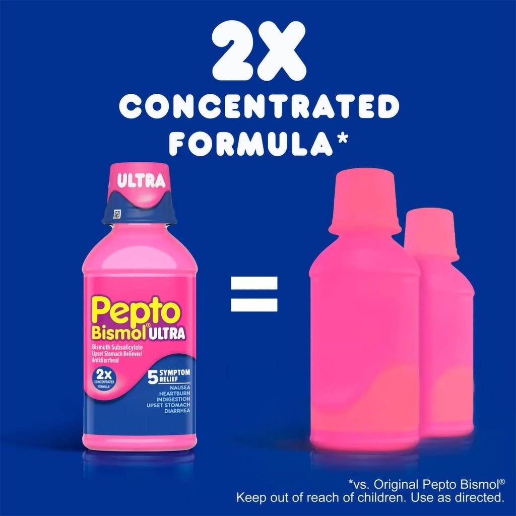 Pepto Bismol® Ultra Bismuth Subsalicylate Anti-Diarrheal 37000001902