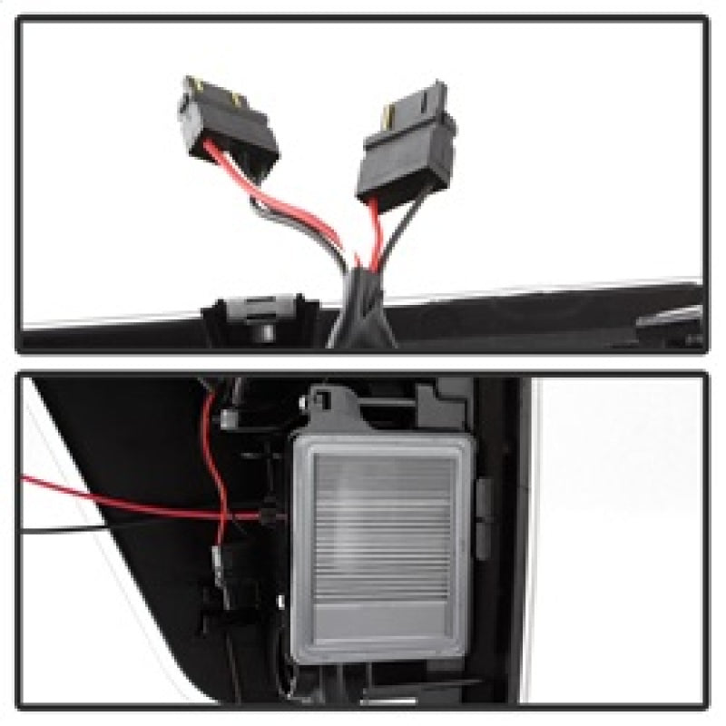 SPYDER xTune 04-15 Nissan Titan Light Bar LED Tail Lights - Black (ALT-ON-NTI04-LBLED-BK) 9038532