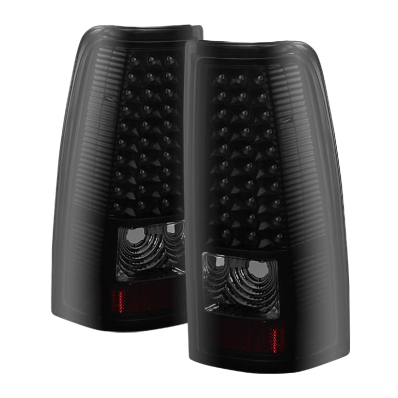 SPYDER Xtune Chevy Silverado 1500/2500/3500 99-02 LED Tail Lights Black Smoke ALT-ON-CS99-LED-BSM 5081131