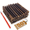 ValueBull Collagen Sticks for Small Dogs, 6 Inch Thin Chews, Natural Dog Treats, 50 Count