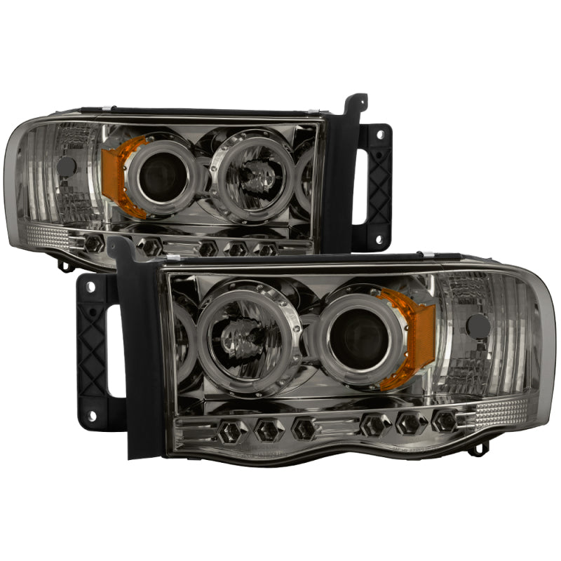 SPYDER Dodge Ram 1500 02-05 03-05 Projector Headlights CCFL Halo LED Smke PRO-YD-DR02-CCFL-SM 5041951