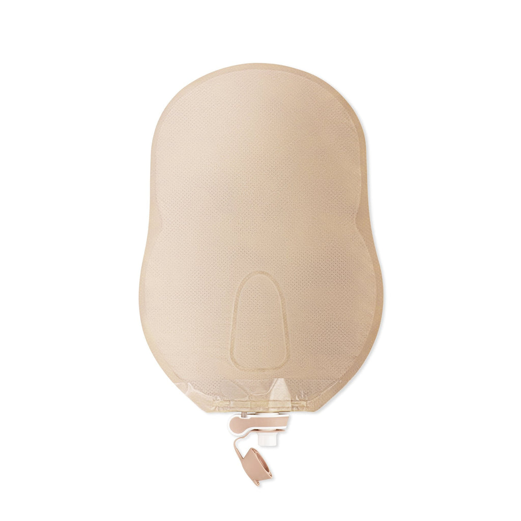 New Image™ Two-Piece Beige Urostomy Pouch, 57 mm Flange, Red Match 18913