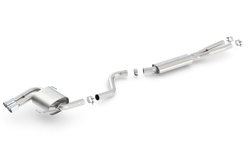 Borla 08-12 BMW 328i Sdm E90 2.0L RWD Dual Left Rear Exit Touring Cat-Back Exhaust 140505