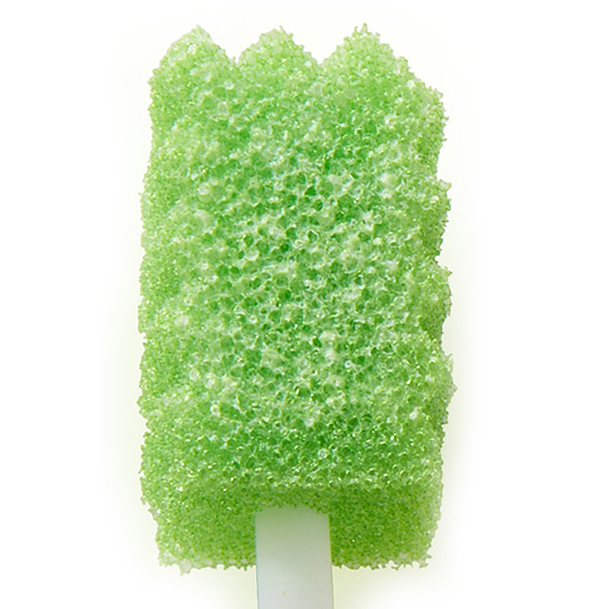 Toothette Plus Oral Swabsticks Foam Tip, Green, 6 Inch, Individually Wrapped 6076