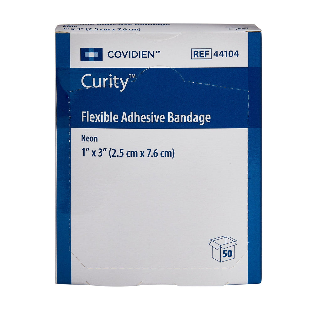 Curity™ Neon Adhesive Strip, 1 x 3 Inch 44104-