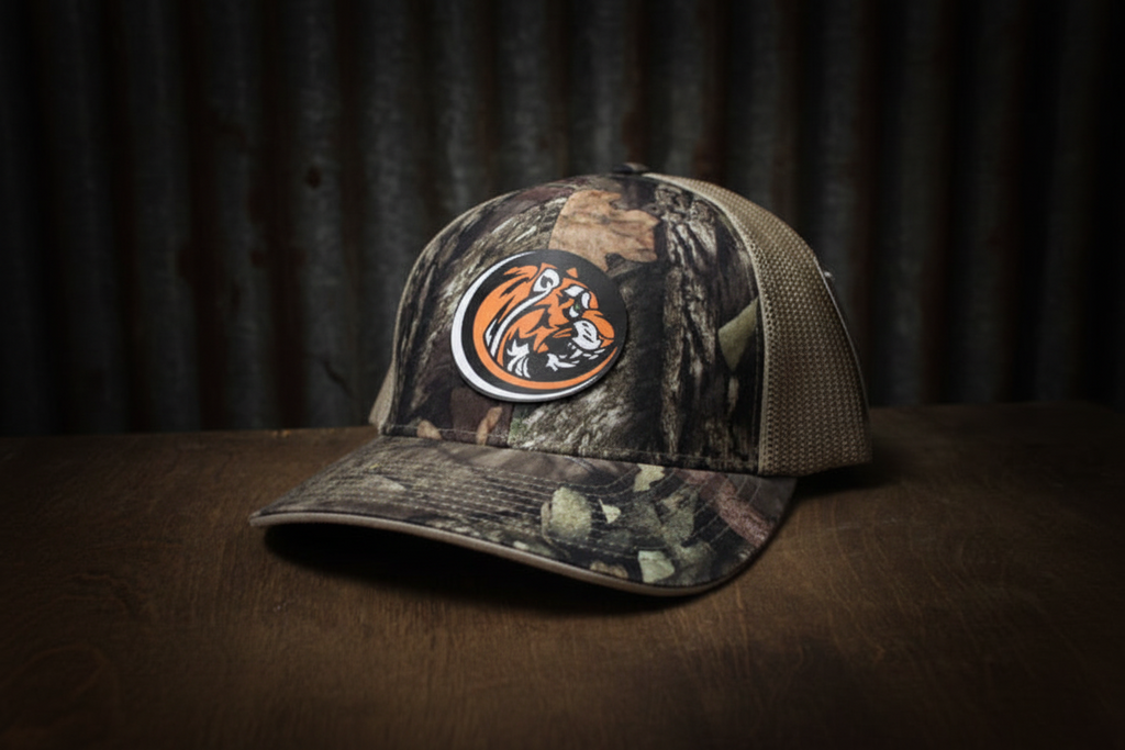 Armada Tiger Mossy Oak Camo/Tan Flexfit
