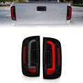 ANZO 15-21 GMC Canyon LED Taillights w/ Light Bar Black Housing Smoke Lens 311403